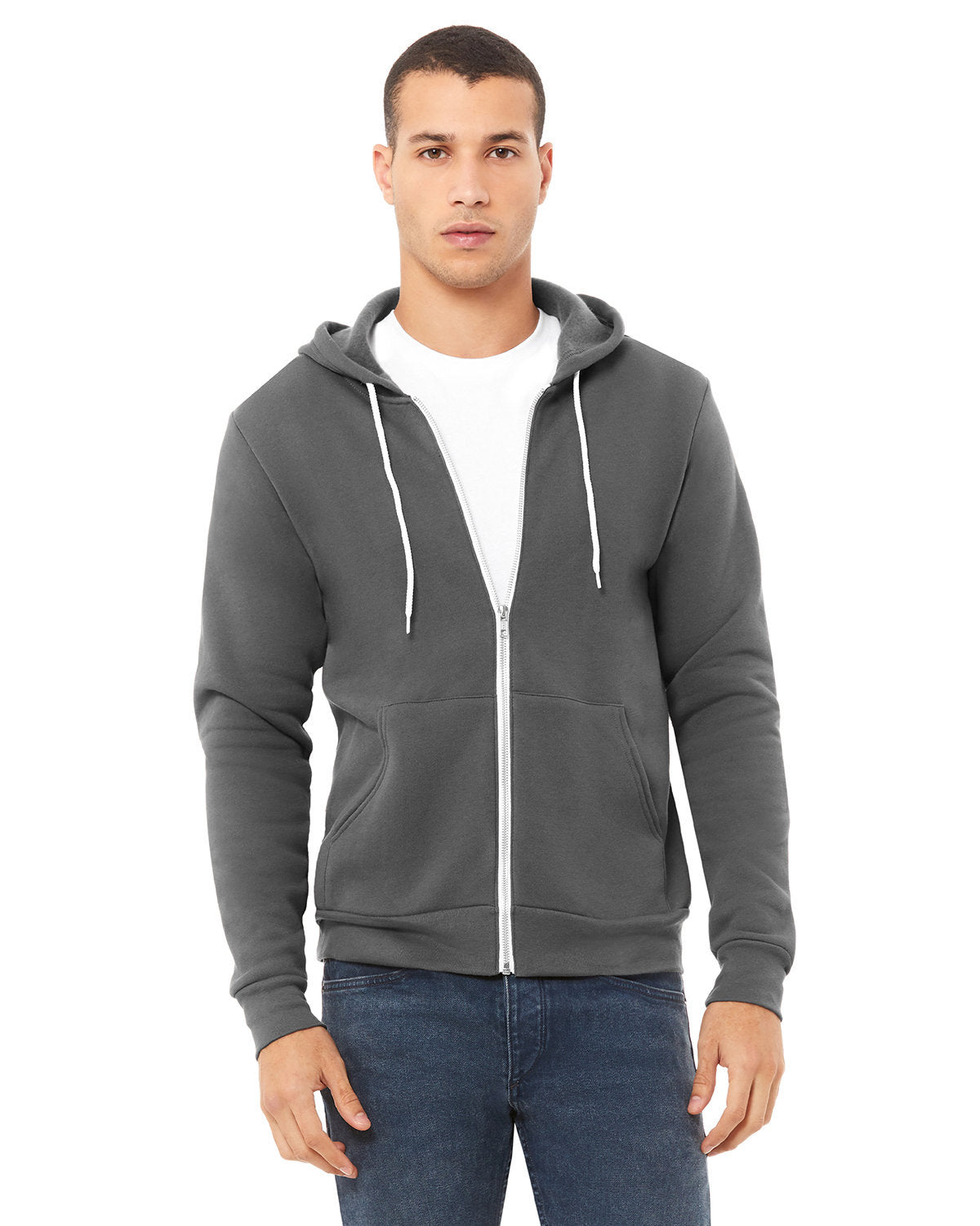 Bella + Canvas Unisex Sponge Fleece Full-Zip Hooded Sweatshirt - Hart County Tourism