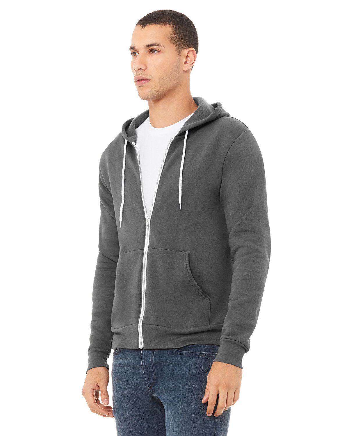 Bella + Canvas Unisex Sponge Fleece Full-Zip Hooded Sweatshirt - Hart County Tourism