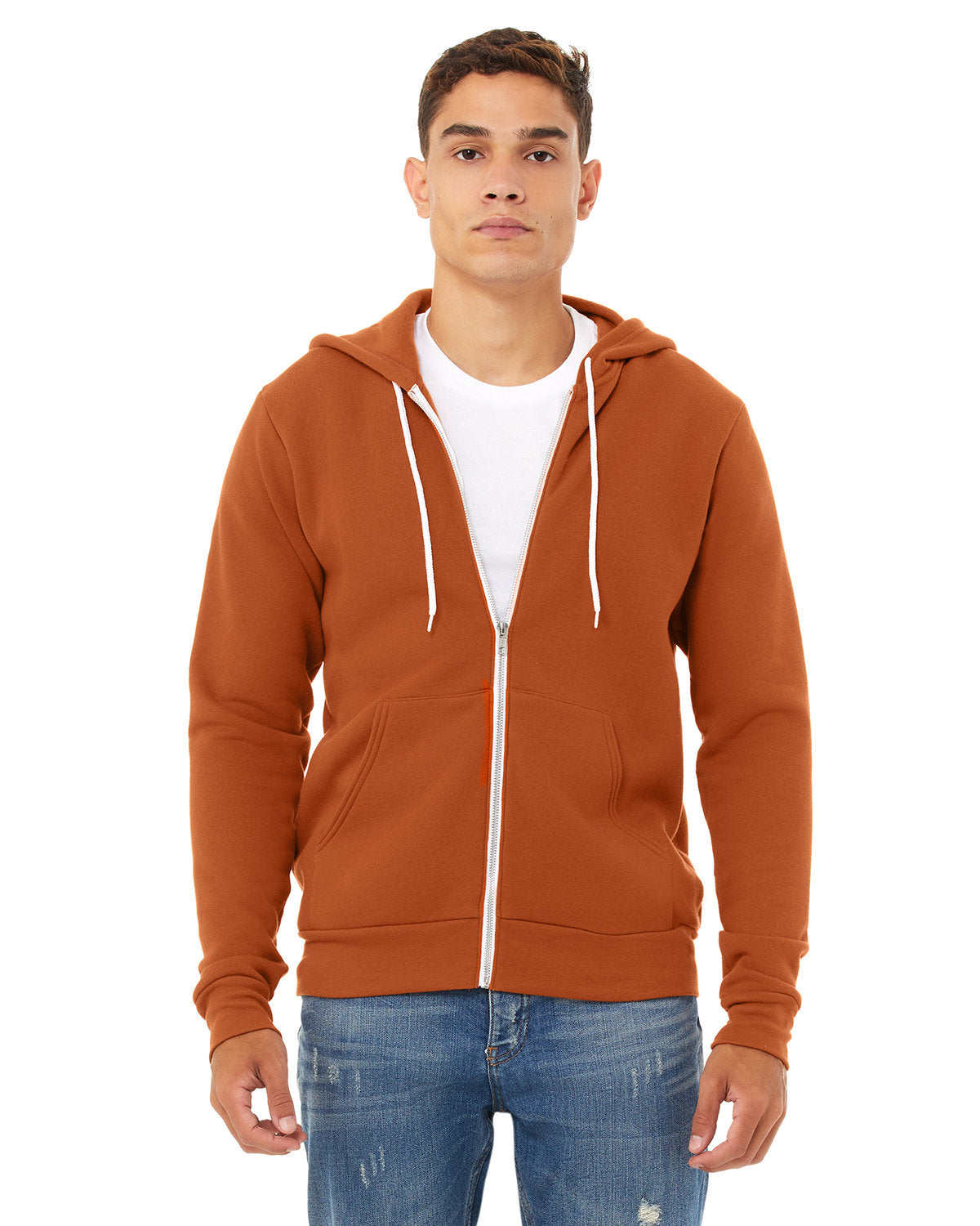 Bella + Canvas Unisex Sponge Fleece Full-Zip Hooded Sweatshirt - Hart County Tourism