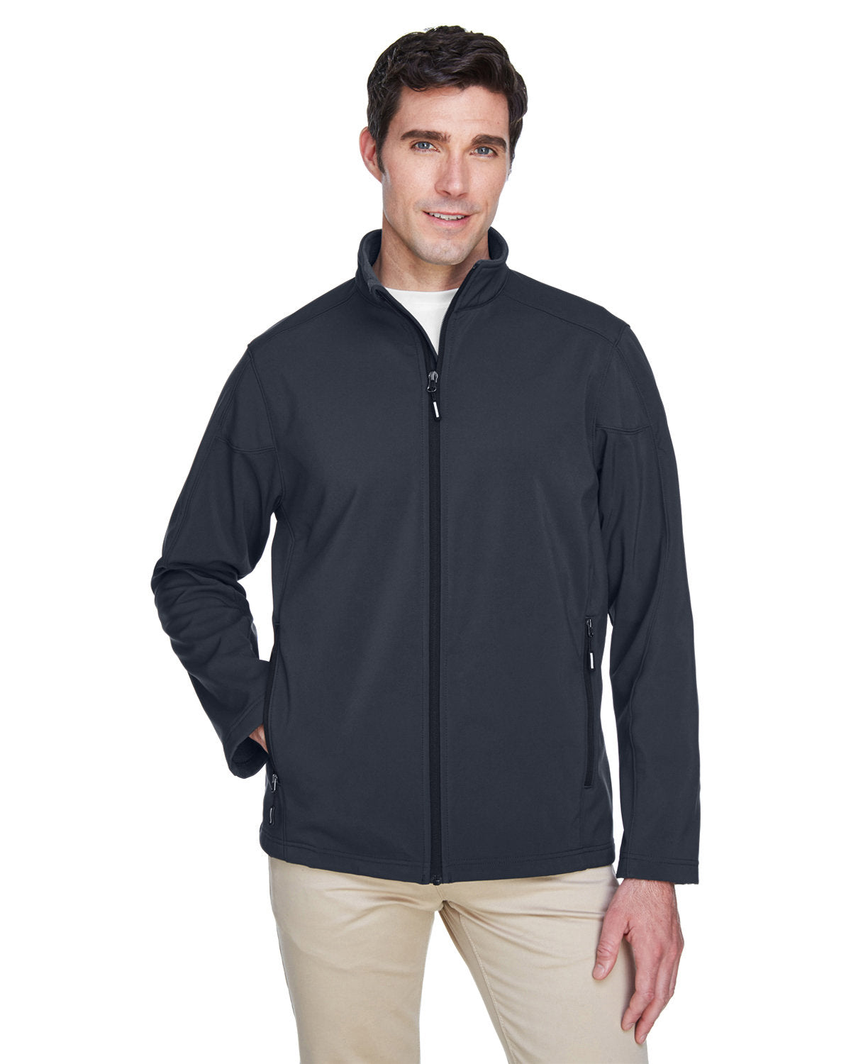 CORE365 Men's Cruise Two-Layer Fleece Bonded Soft Shell Jacket - Hart County Tourism
