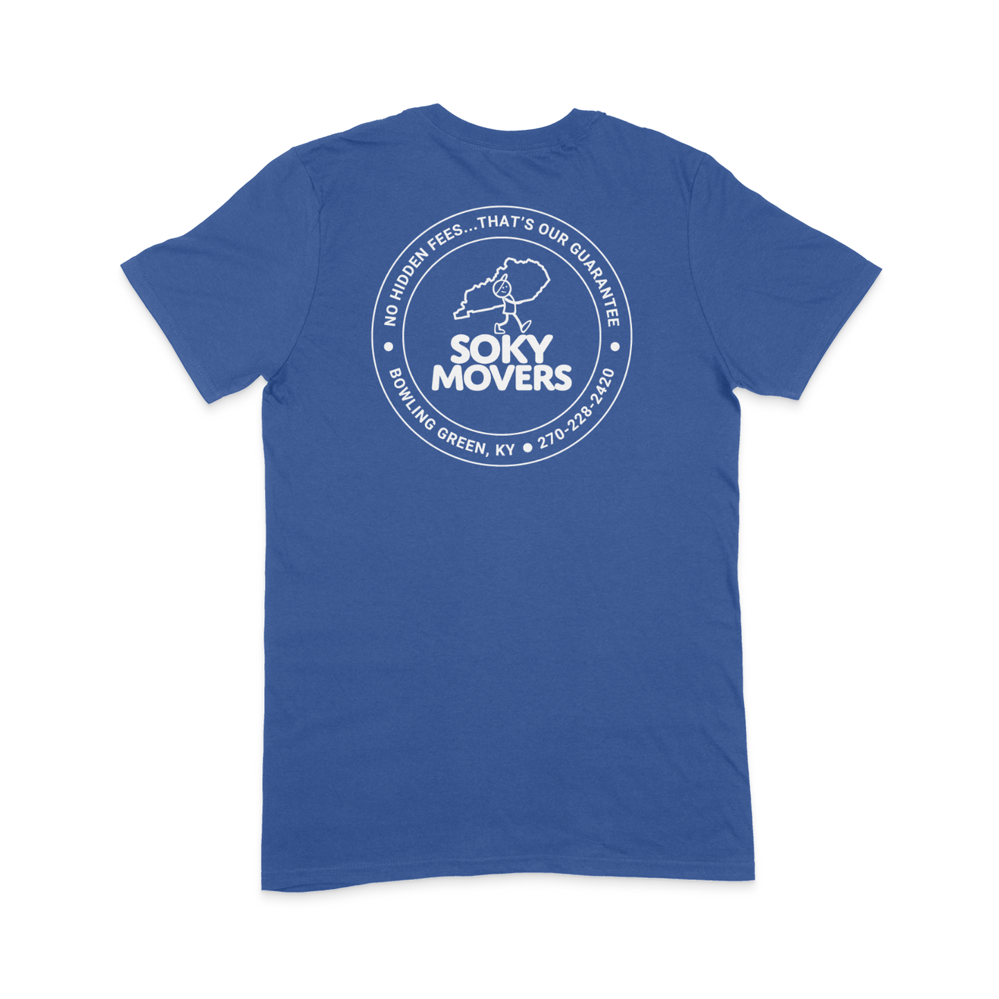 SOKY Movers - Gildan Softstyle - Royal Blue - Back Logo