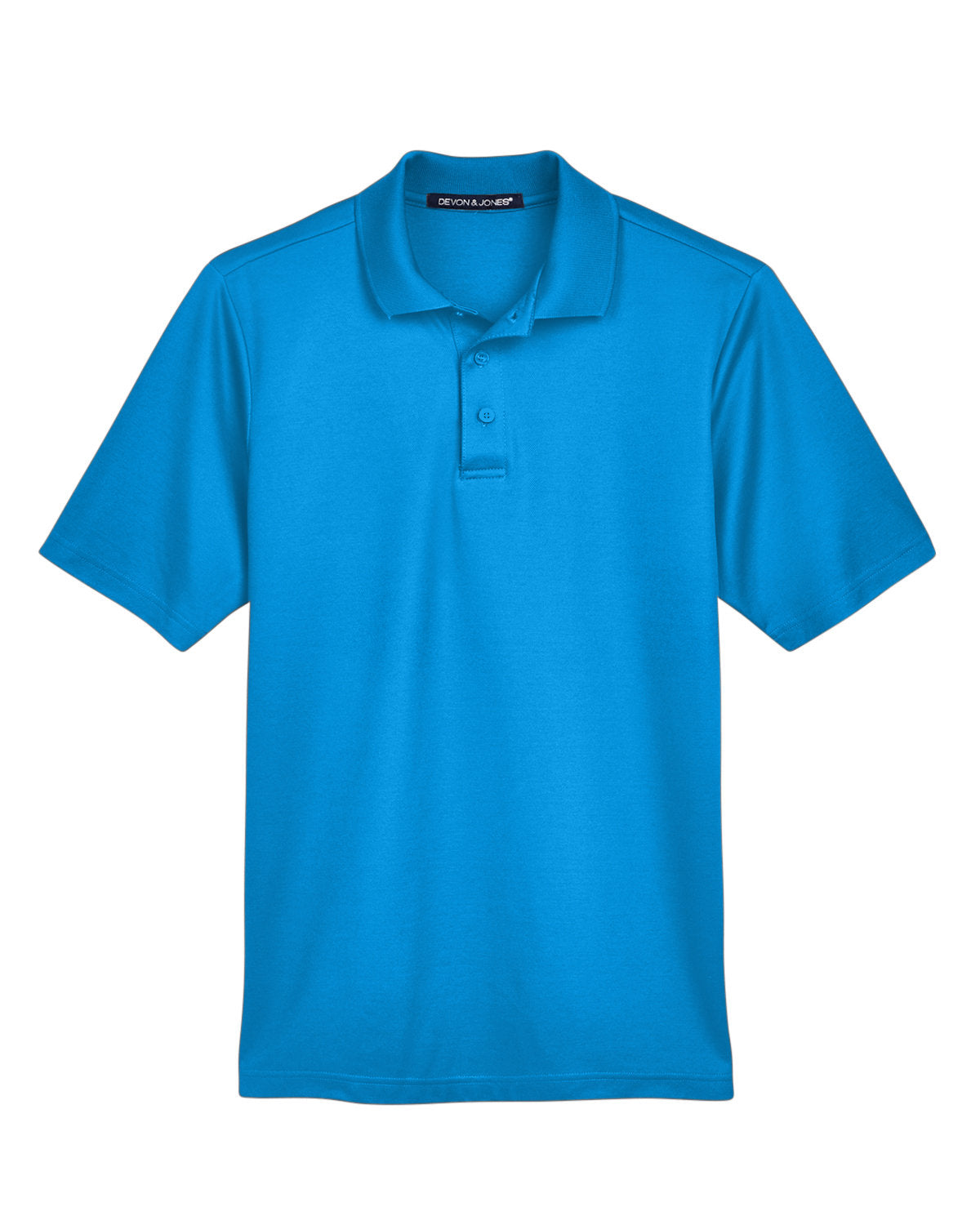 Devon & Jones CrownLux Performance® Men's Plaited Polo - Hart County Tourism