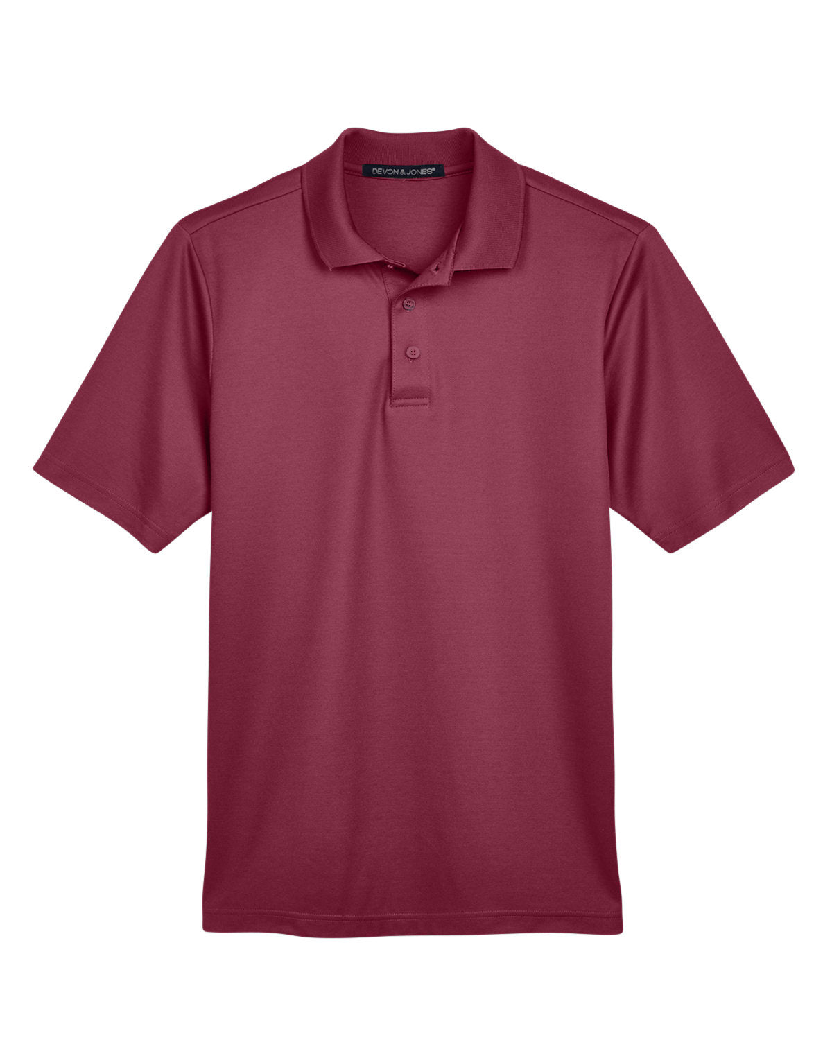 Devon & Jones CrownLux Performance® Men's Plaited Polo - Hart County Tourism