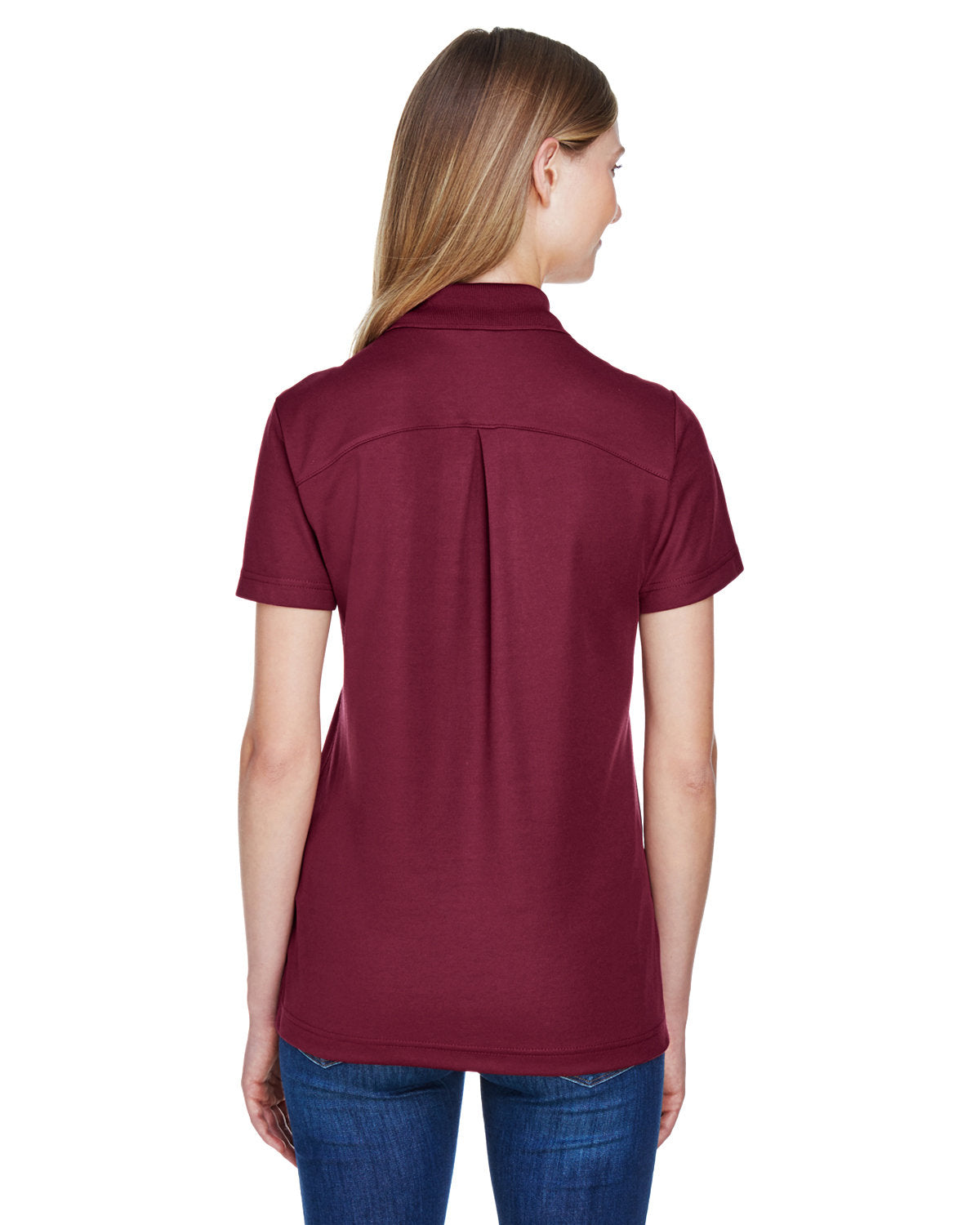 Devon & Jones CrownLux Performance® Ladies' Plaited Polo - Hart County Tourism