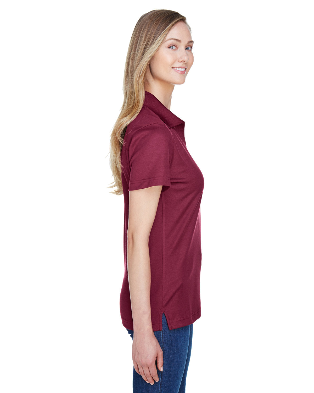 Devon & Jones CrownLux Performance® Ladies' Plaited Polo - Hart County Tourism