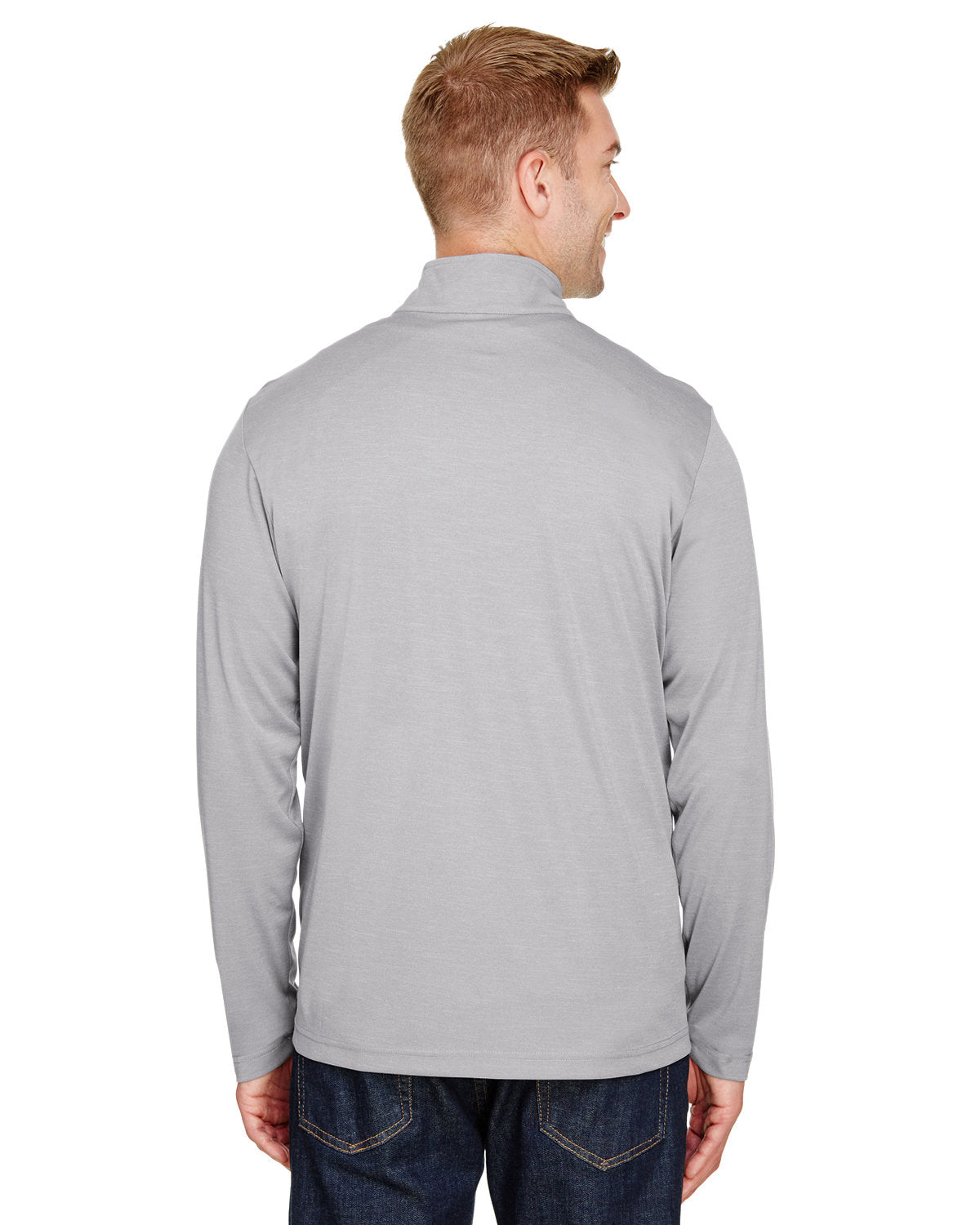 Team 365 Men's Zone Sonic Heather Performance Quarter-Zip - Hart County Tourism