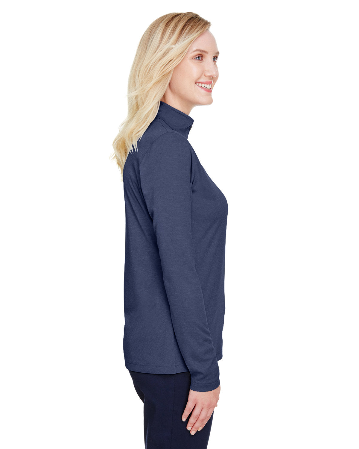 Team 365 Ladies' Zone Sonic Heather Performance Quarter-Zip - Hart County Tourism