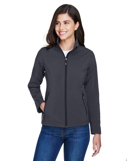 CORE365 Ladies' Cruise Two-Layer Fleece Bonded Soft Shell Jacket - Hart County Tourism