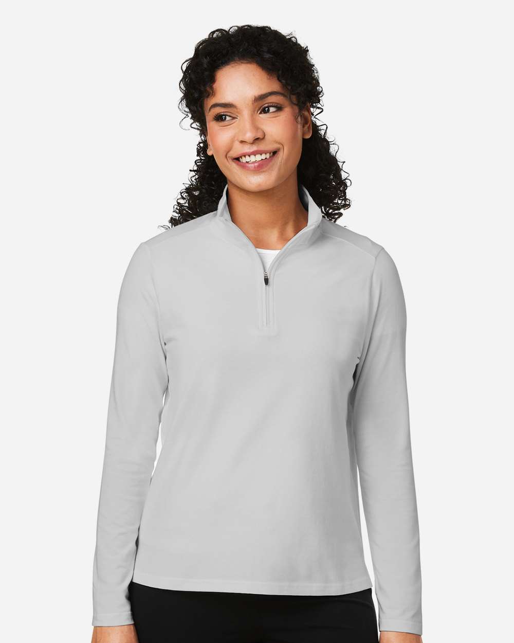 Devon & Jones Women's Raleigh Stretch Quarter-Zip Pullover