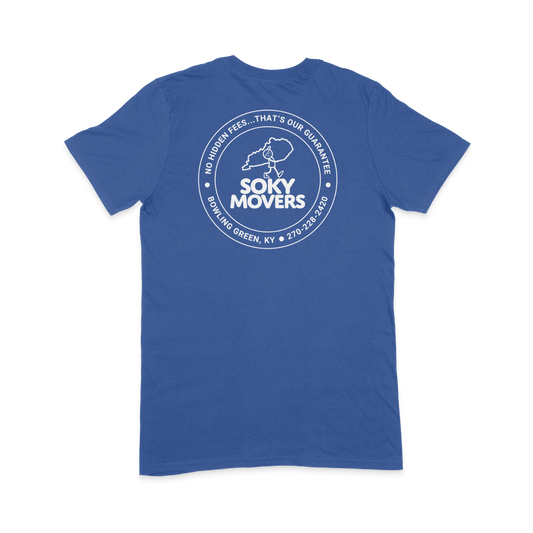 SOKY Movers - Gildan Softstyle - Royal Blue - Back Logo