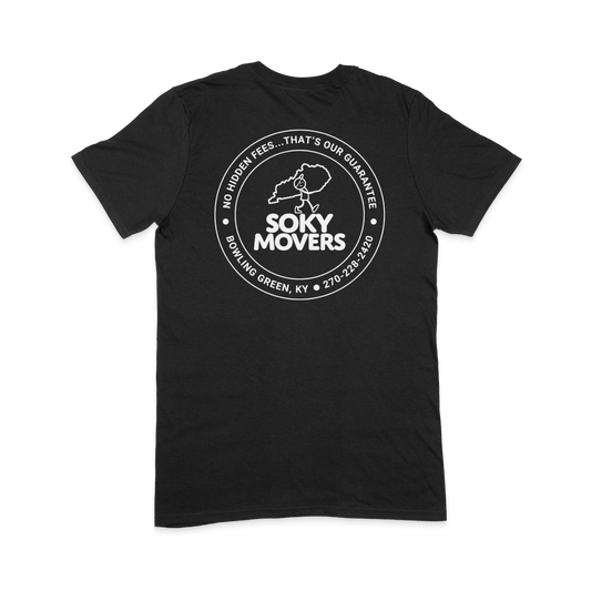 SOKY Movers - Gildan Softstyle - Black - Back Logo