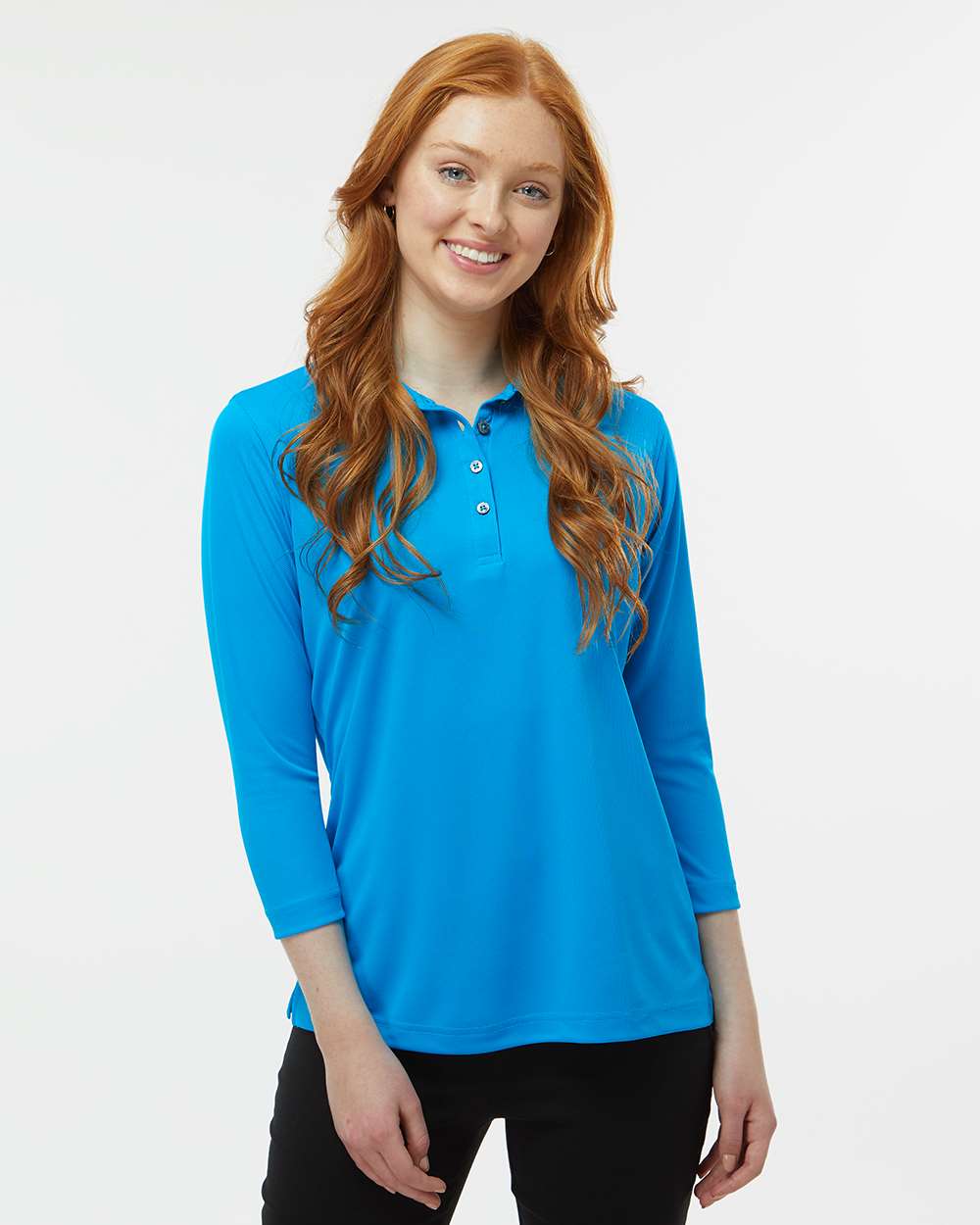 Paragon Women's Lady Palm Three-Quarter Sleeve Polo