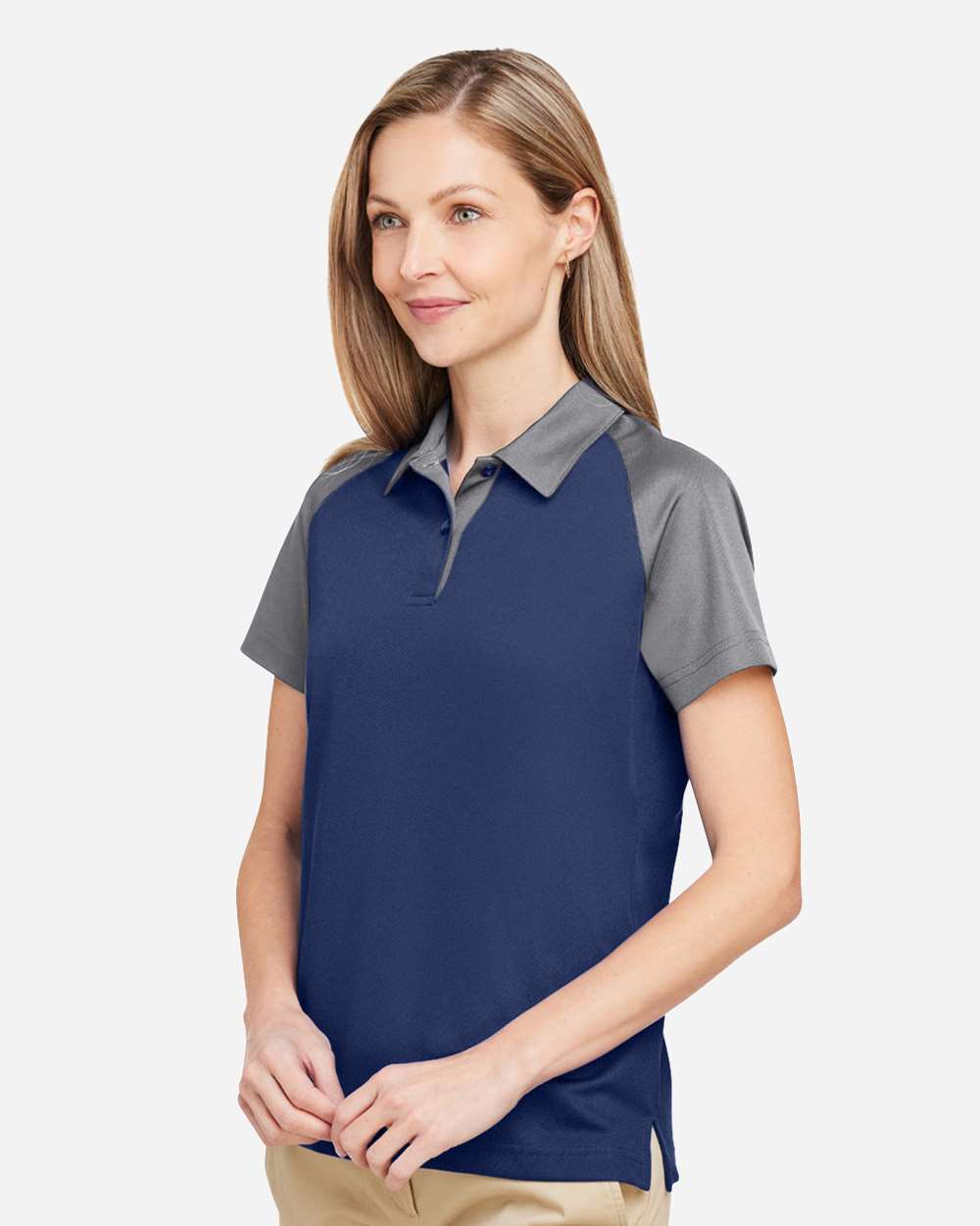 Team 365 Women's Command Snag-Protection Colorblock Polo