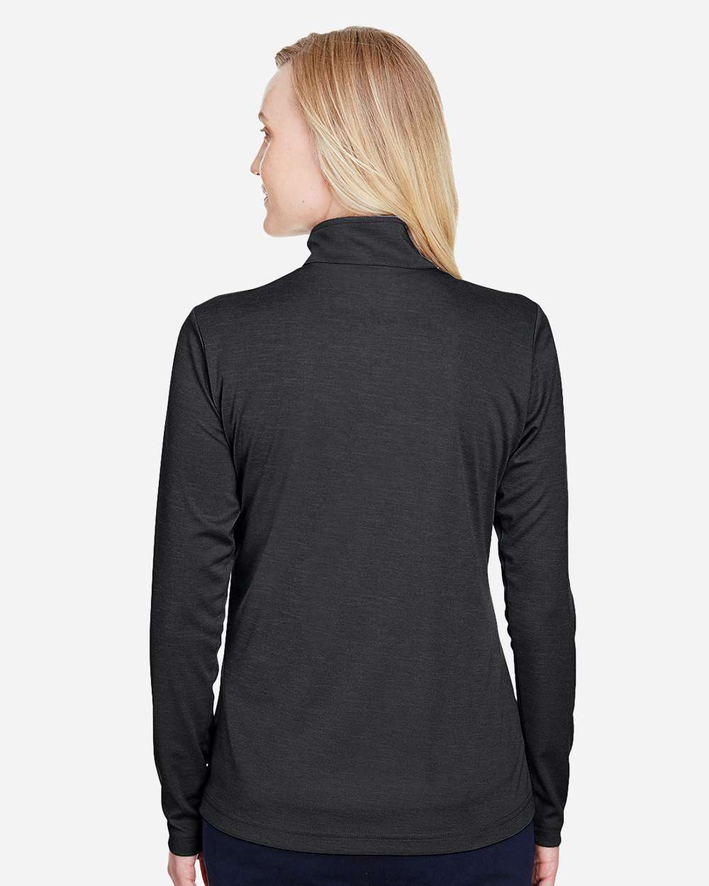 Team 365 Women's Zone Sonic Heather Performance Quarter-Zip Pullover