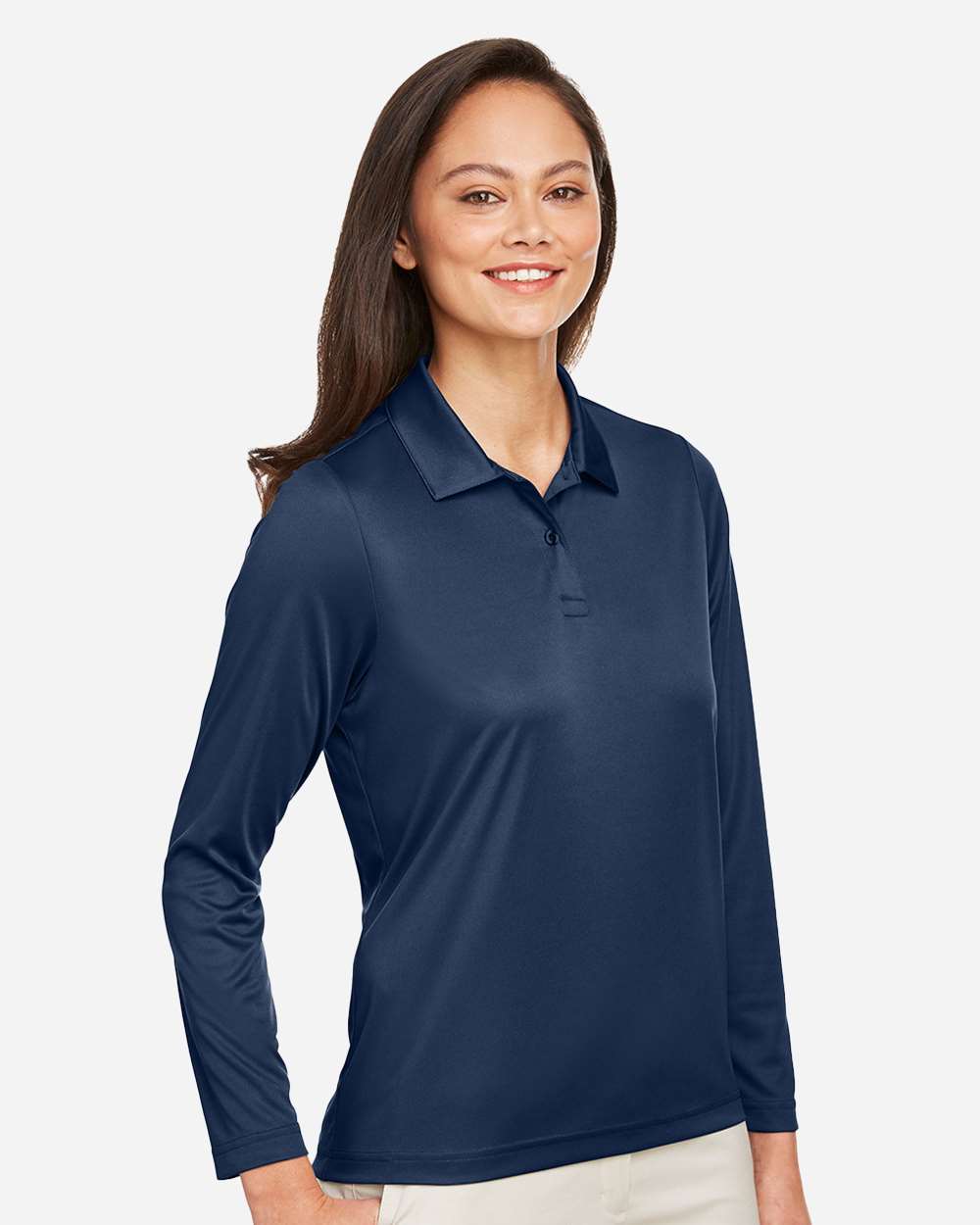 Team 365 Women's Zone Performance Long Sleeve Polo