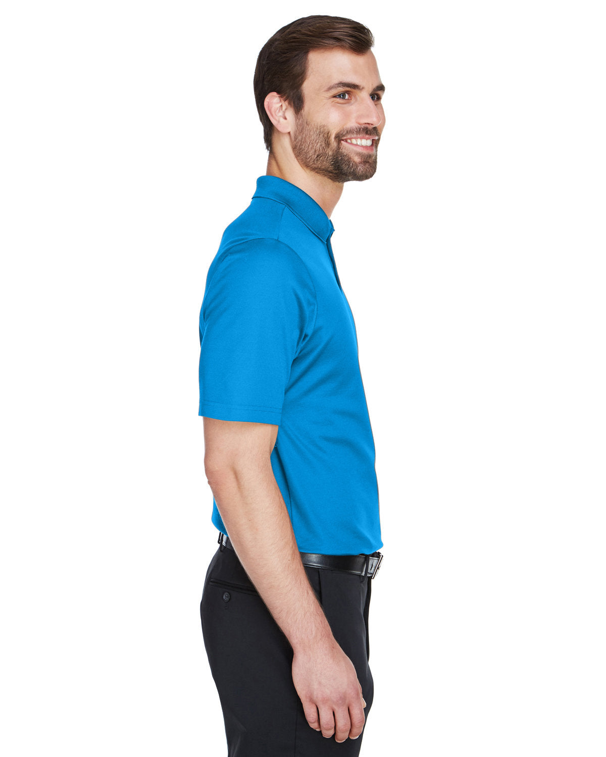 Devon & Jones CrownLux Performance® Men's Plaited Polo - Hart County Tourism