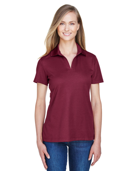 Devon & Jones CrownLux Performance® Ladies' Plaited Polo - Hart County Tourism