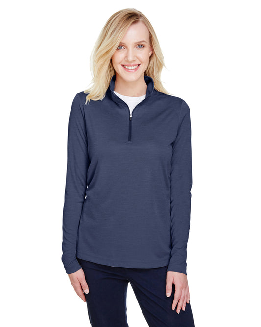Team 365 Ladies' Zone Sonic Heather Performance Quarter-Zip - Hart County Tourism